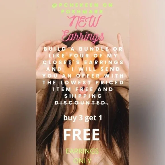 NEW! Geometric Antiqued Copper Earrings with Patina Finish.​ - Picture 5 of 5